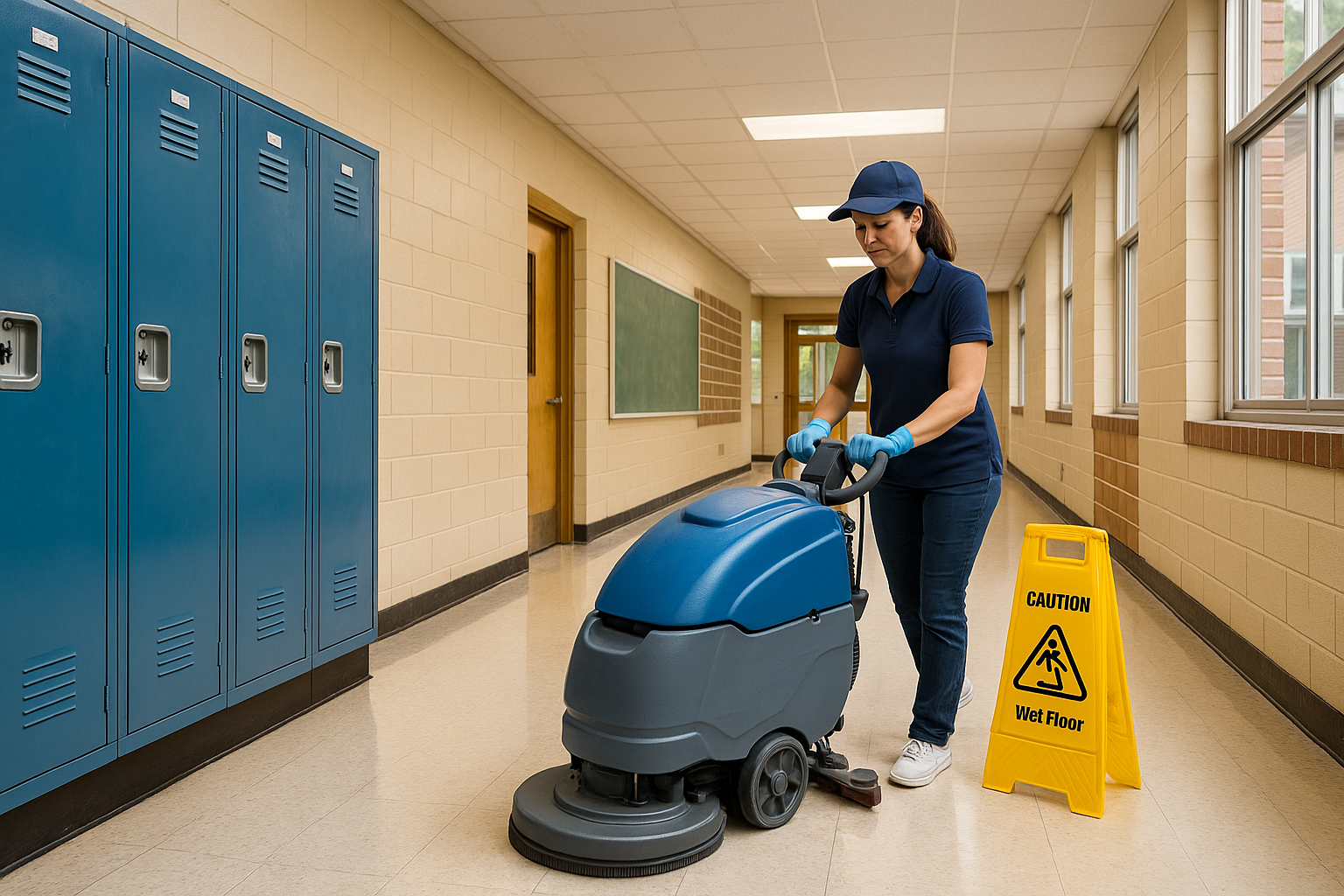 School Colleges Cleaning